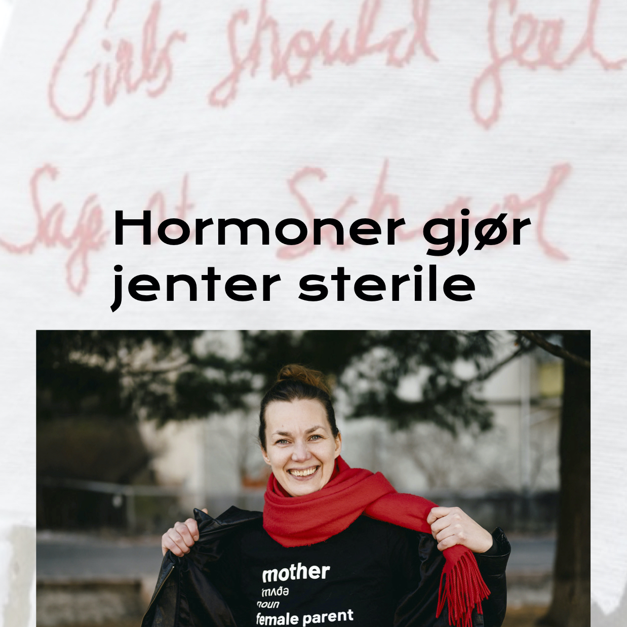 Hormoner gjør jenter sterile