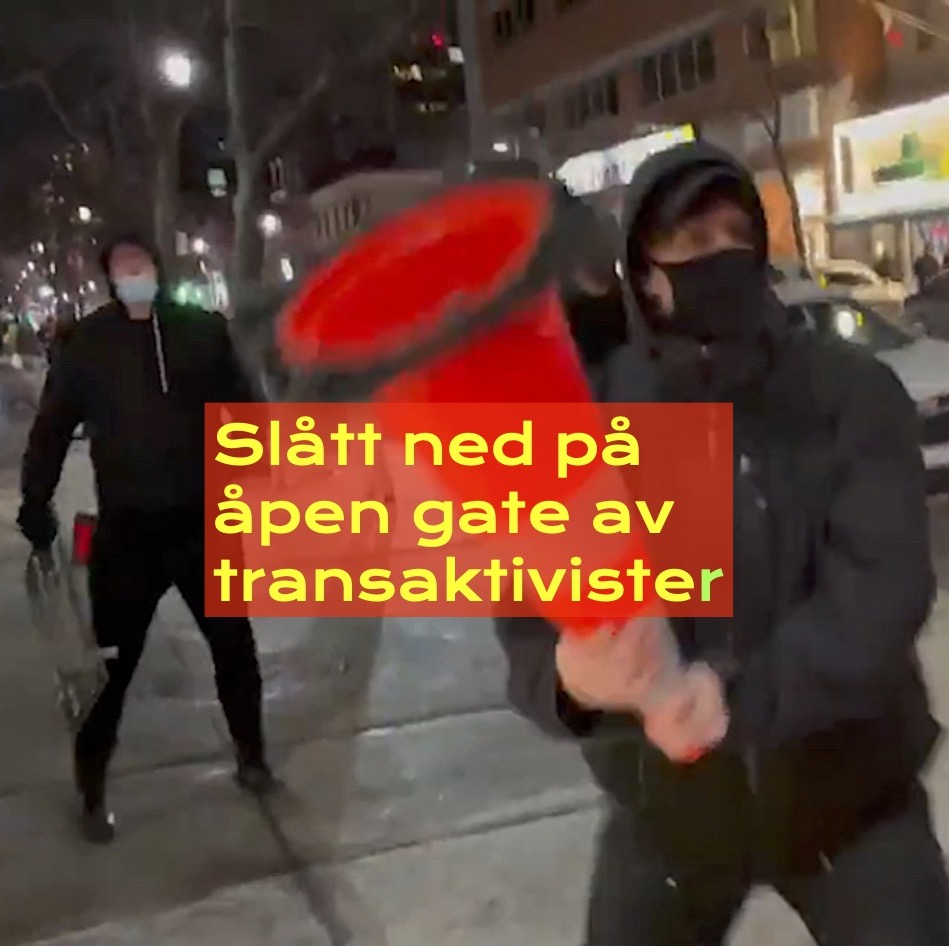 Slått ned på åpen gate av transaktivister.